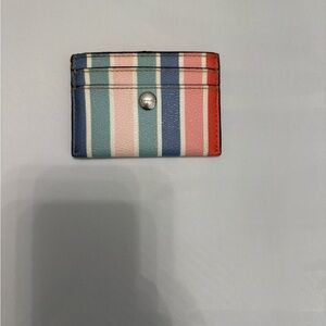 Striped Card Holder